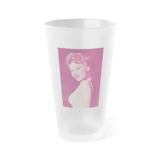 Allison Hayes #218 (Vintage Female Icon) Frosted Pint Glass 16oz 16oz Frosted - Go Mug Yourself