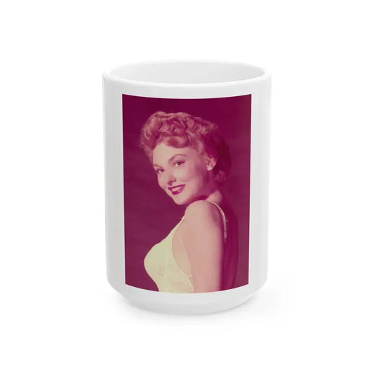 Allison Hayes #218 (Vintage Female Icon) White Coffee Mug 15oz - Go Mug Yourself
