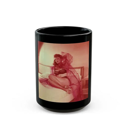 Allison Hayes #222 (Vintage Female Icon) Black Coffee Mug 15oz - Go Mug Yourself