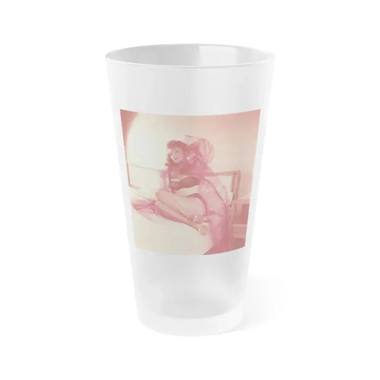 Allison Hayes #222 (Vintage Female Icon) Frosted Pint Glass 16oz 16oz Frosted - Go Mug Yourself