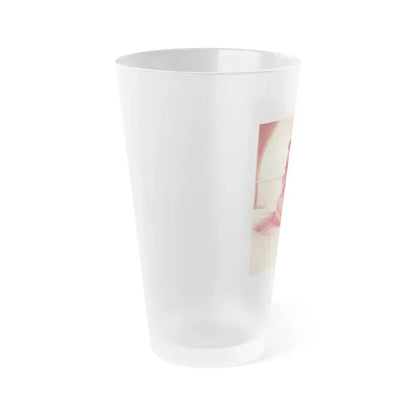 Allison Hayes #222 (Vintage Female Icon) Frosted Pint Glass 16oz - Go Mug Yourself