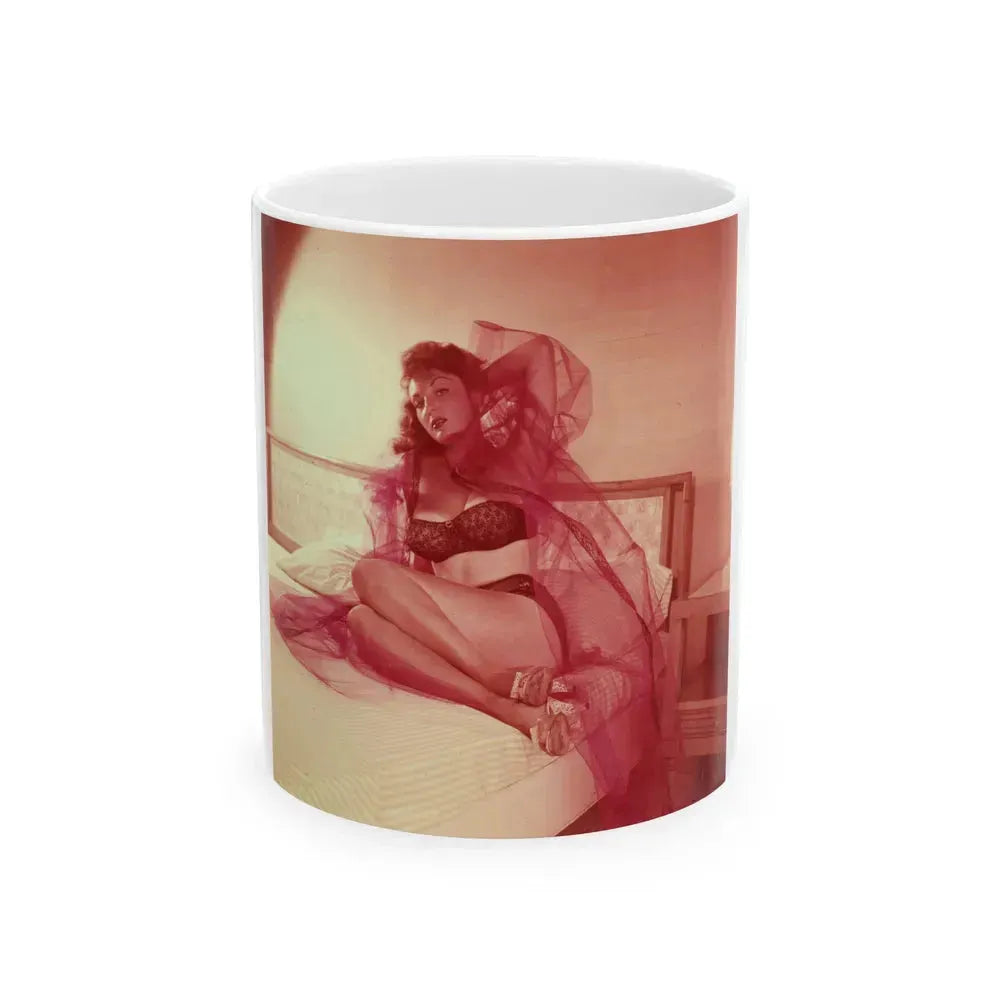 Allison Hayes #222 (Vintage Female Icon) White Coffee Mug 11oz - Go Mug Yourself