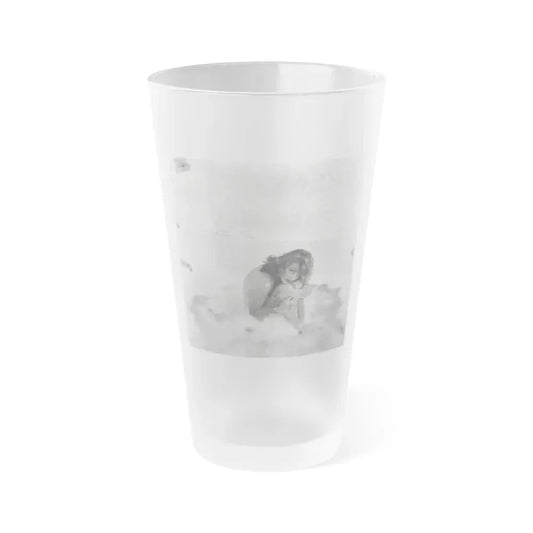 Allison Hayes #224 (Vintage Female Icon) Frosted Pint Glass 16oz 16oz Frosted - Go Mug Yourself