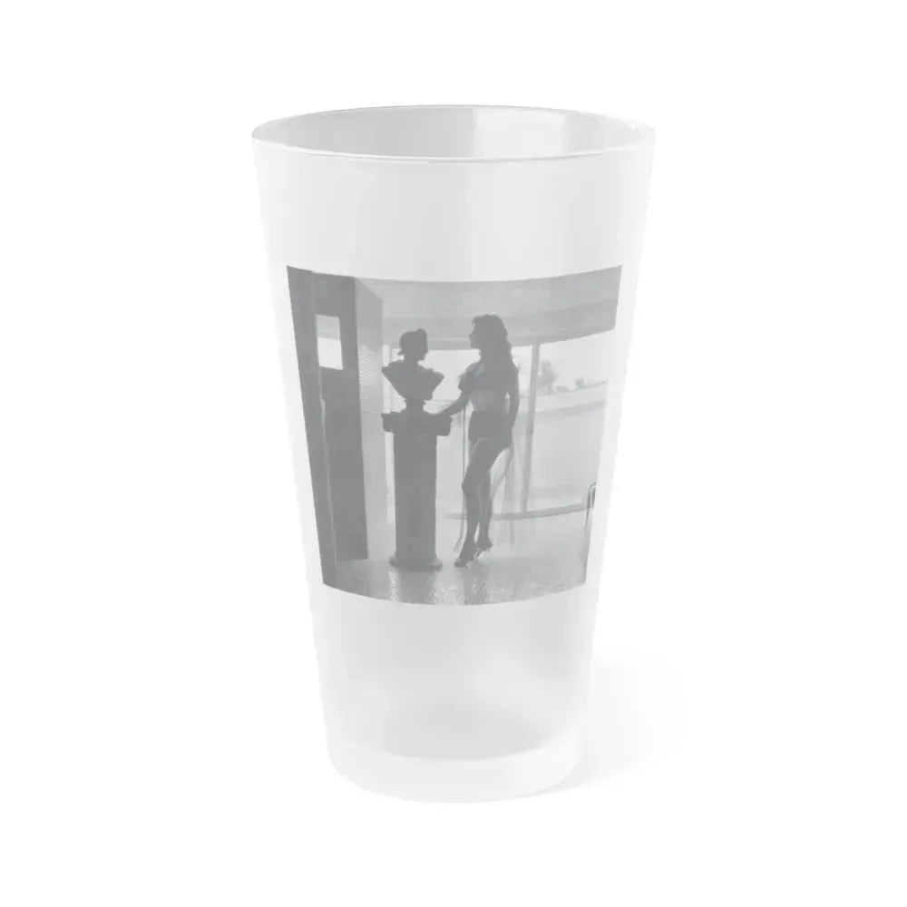 Allison Hayes #226 (Vintage Female Icon) Frosted Pint Glass 16oz 16oz Frosted - Go Mug Yourself
