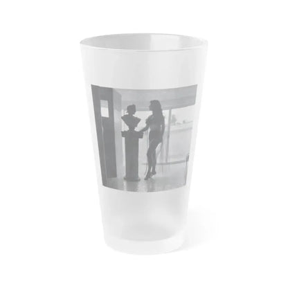 Allison Hayes #226 (Vintage Female Icon) Frosted Pint Glass 16oz 16oz Frosted - Go Mug Yourself