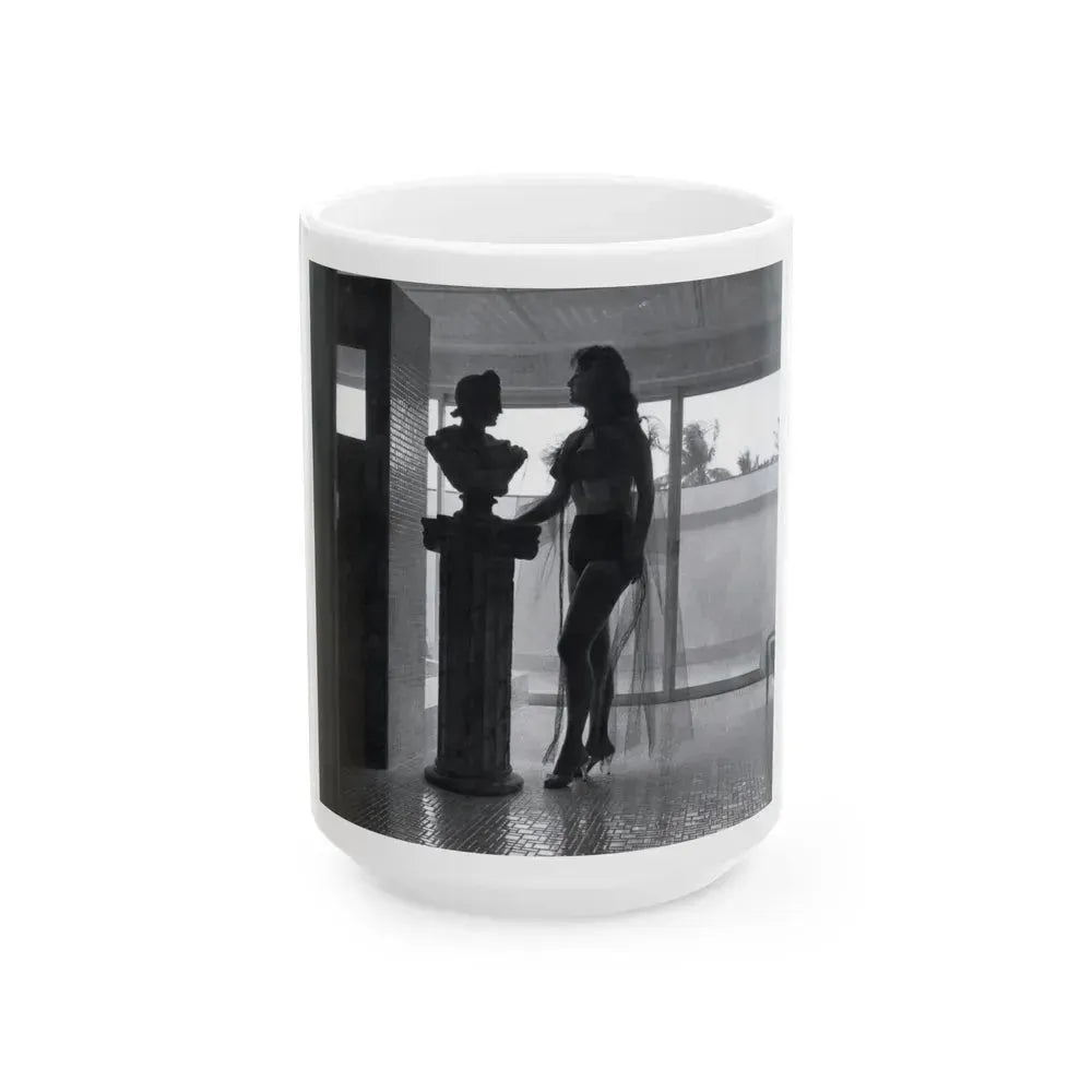 Allison Hayes #226 (Vintage Female Icon) White Coffee Mug 15oz - Go Mug Yourself