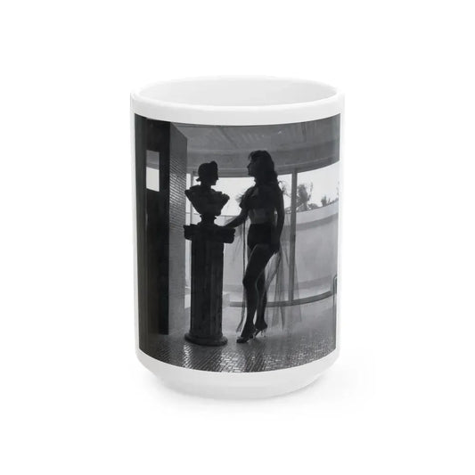 Allison Hayes #226 (Vintage Female Icon) White Coffee Mug 15oz - Go Mug Yourself