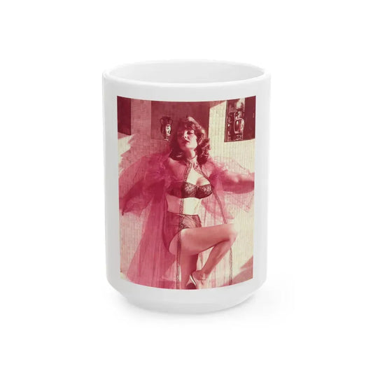 Allison Hayes #229 (Vintage Female Icon) White Coffee Mug 15oz - Go Mug Yourself