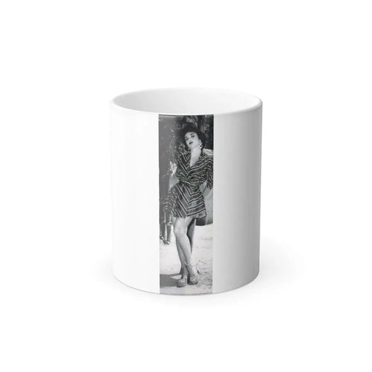Allison Hayes #23 (Vintage Female Icon) Color Changing Coffee Mug 11oz - Go Mug Yourself