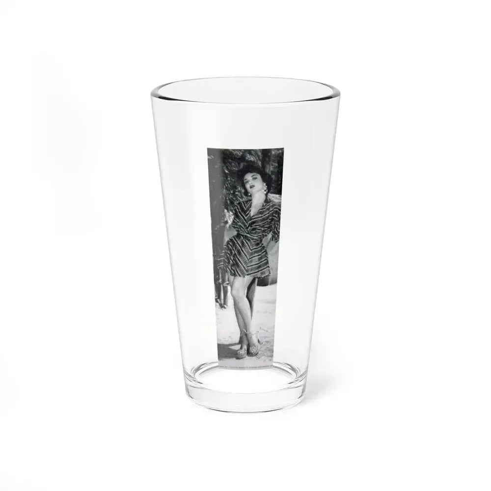 Allison Hayes #23 (Vintage Female Icon) Pint Glass 16oz 16oz - Go Mug Yourself
