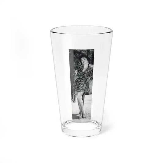 Allison Hayes #23 (Vintage Female Icon) Pint Glass 16oz 16oz - Go Mug Yourself