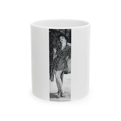 Allison Hayes #23 (Vintage Female Icon) White Coffee Mug 11oz - Go Mug Yourself
