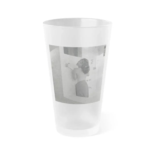 Allison Hayes #230 (Vintage Female Icon) Frosted Pint Glass 16oz 16oz Frosted - Go Mug Yourself