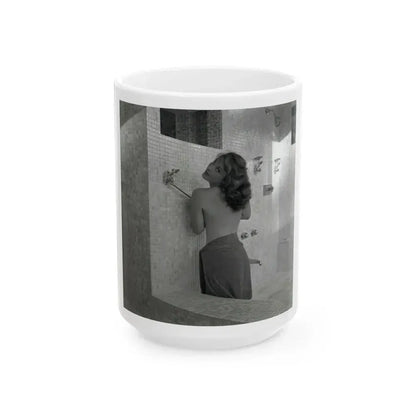 Allison Hayes #230 (Vintage Female Icon) White Coffee Mug 15oz - Go Mug Yourself