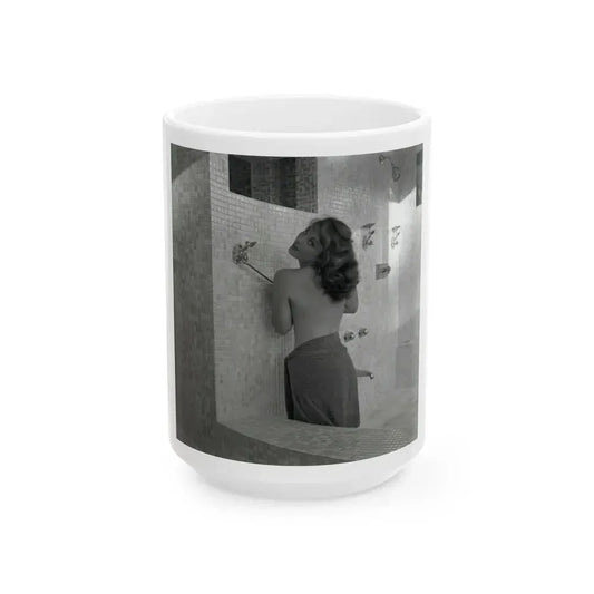 Allison Hayes #230 (Vintage Female Icon) White Coffee Mug 15oz - Go Mug Yourself