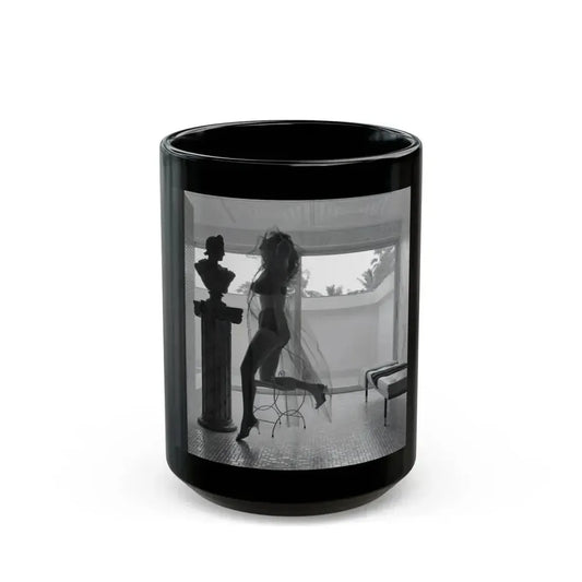 Allison Hayes #231 (Vintage Female Icon) Black Coffee Mug 15oz - Go Mug Yourself
