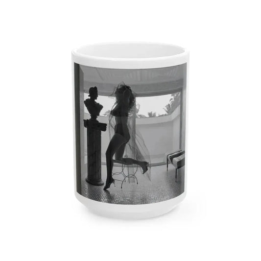Allison Hayes #231 (Vintage Female Icon) White Coffee Mug 15oz - Go Mug Yourself