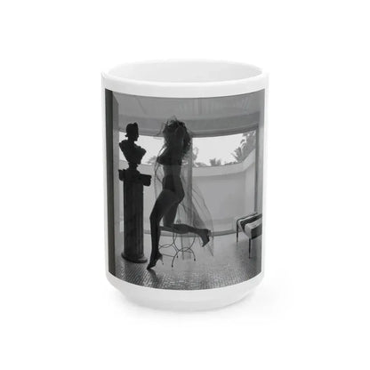 Allison Hayes #231 (Vintage Female Icon) White Coffee Mug 15oz - Go Mug Yourself