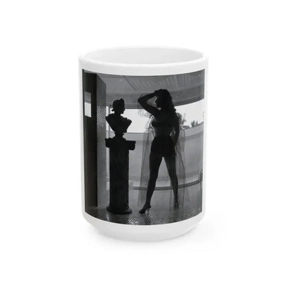Allison Hayes #232 (Vintage Female Icon) White Coffee Mug 15oz - Go Mug Yourself