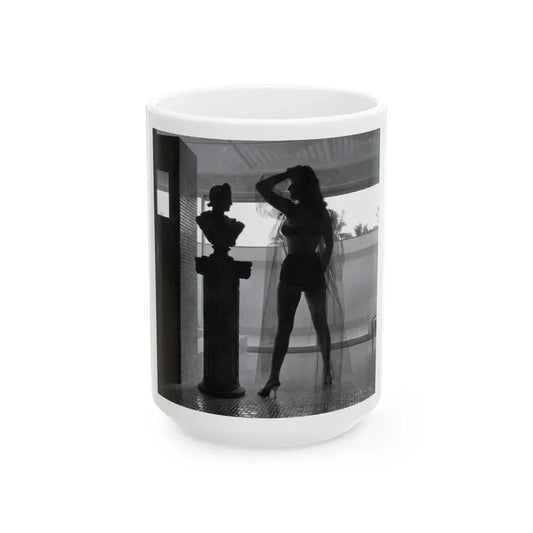Allison Hayes #232 (Vintage Female Icon) White Coffee Mug 15oz - Go Mug Yourself