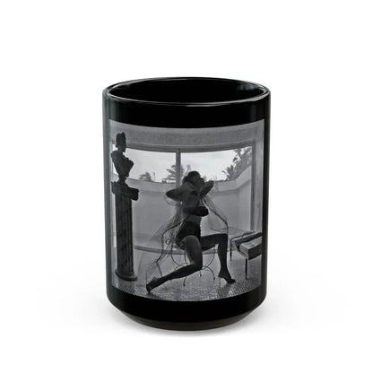 Allison Hayes #233 (Vintage Female Icon) Black Coffee Mug 15oz - Go Mug Yourself