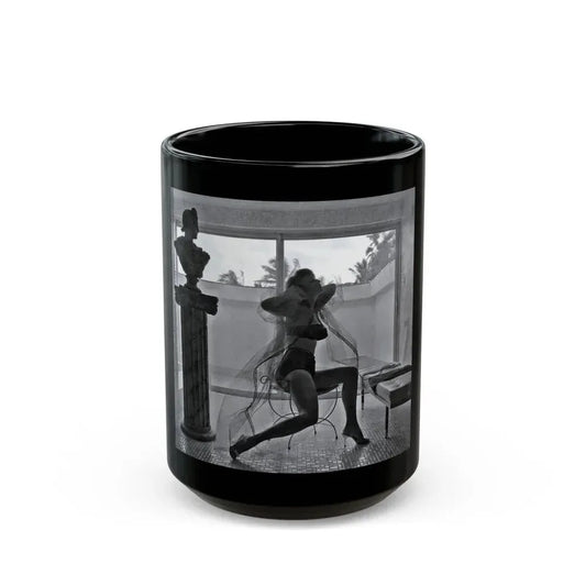 Allison Hayes #233 (Vintage Female Icon) Black Coffee Mug 15oz - Go Mug Yourself