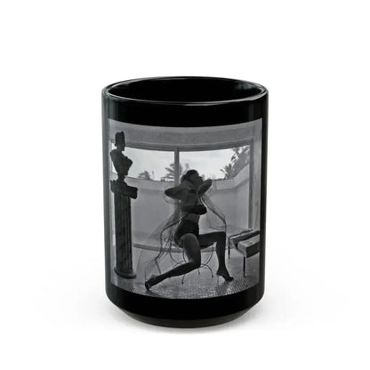 Allison Hayes #233 (Vintage Female Icon) Black Coffee Mug 15oz - Go Mug Yourself