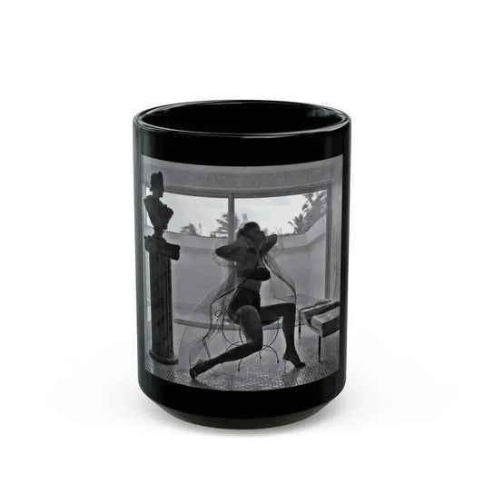 Allison Hayes #233 (Vintage Female Icon) Black Coffee Mug 15oz - Go Mug Yourself