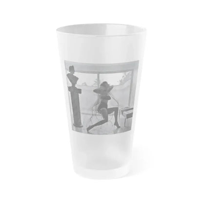 Allison Hayes #233 (Vintage Female Icon) Frosted Pint Glass 16oz 16oz Frosted - Go Mug Yourself