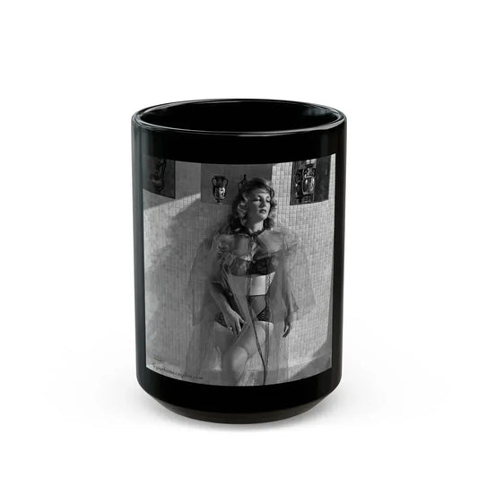 Allison Hayes #237 (Vintage Female Icon) Black Coffee Mug 15oz - Go Mug Yourself