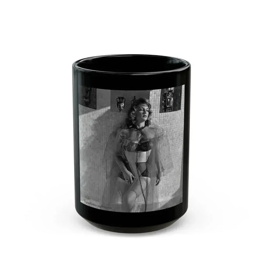 Allison Hayes #237 (Vintage Female Icon) Black Coffee Mug 15oz - Go Mug Yourself