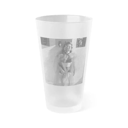 Allison Hayes #237 (Vintage Female Icon) Frosted Pint Glass 16oz 16oz Frosted - Go Mug Yourself