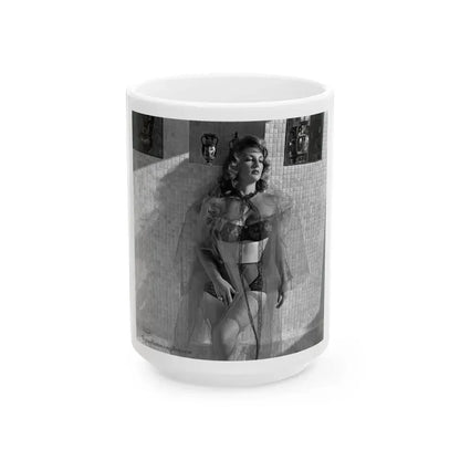 Allison Hayes #237 (Vintage Female Icon) White Coffee Mug 15oz - Go Mug Yourself