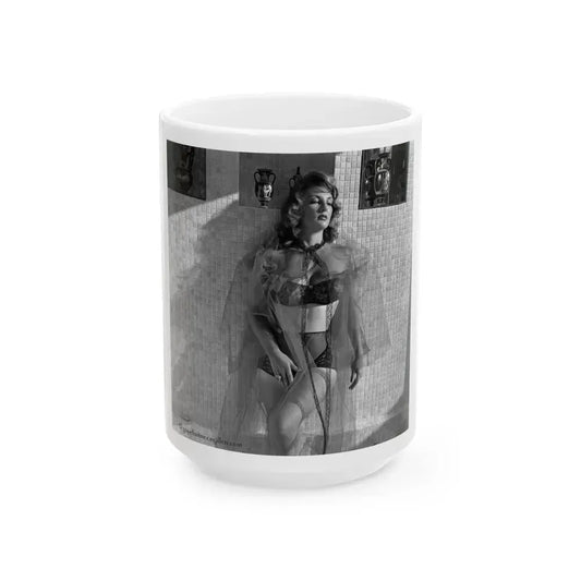 Allison Hayes #237 (Vintage Female Icon) White Coffee Mug 15oz - Go Mug Yourself