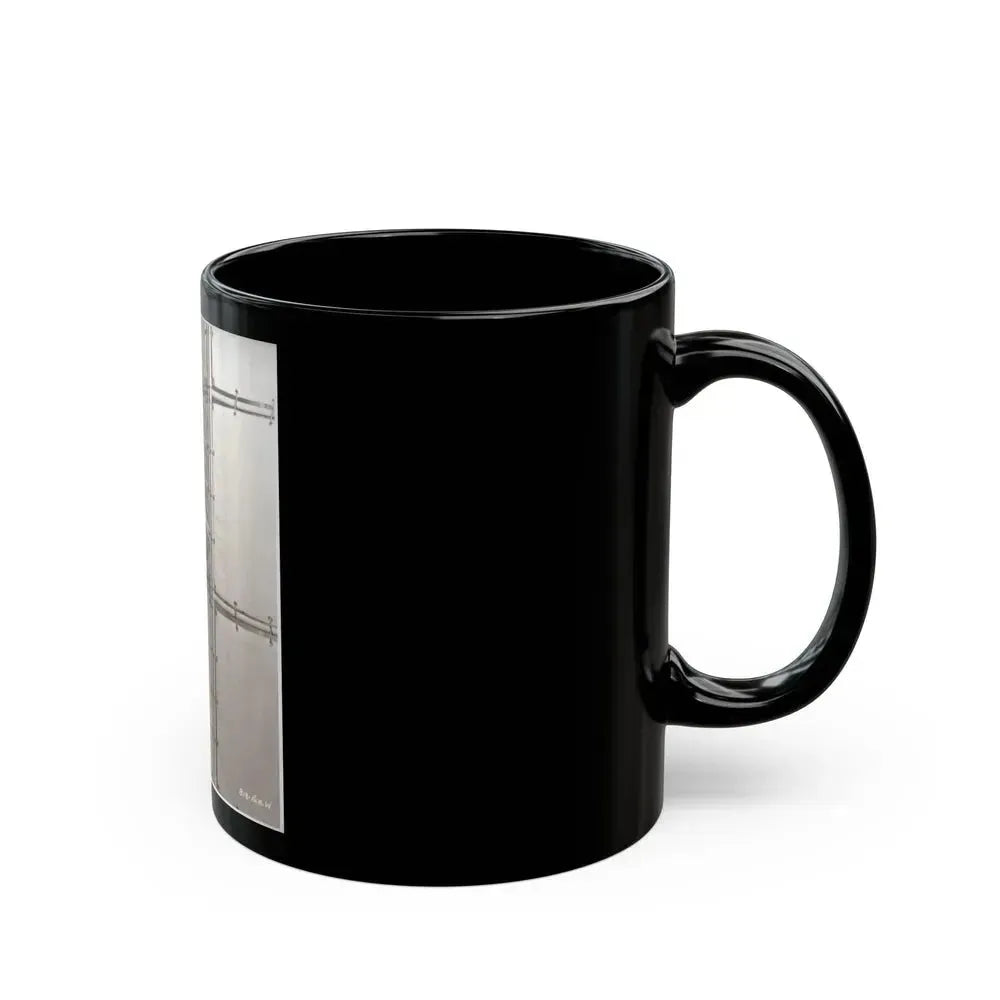 Allison Hayes #238 - 8x10 B&W Full Body Cheesecake Photo (Vintage Female Icon) Black Coffee Mug - Go Mug Yourself