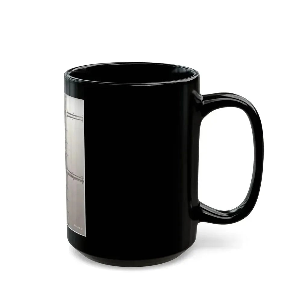 Allison Hayes #238 - 8x10 B&W Full Body Cheesecake Photo (Vintage Female Icon) Black Coffee Mug - Go Mug Yourself