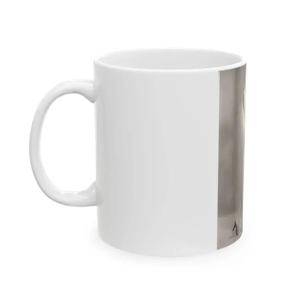 Allison Hayes #238 - 8x10 B&W Full Body Cheesecake Photo (Vintage Female Icon) White Coffee Mug - Go Mug Yourself
