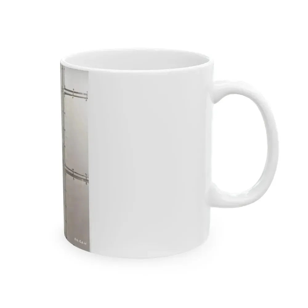 Allison Hayes #238 - 8x10 B&W Full Body Cheesecake Photo (Vintage Female Icon) White Coffee Mug - Go Mug Yourself