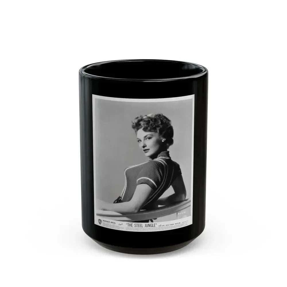 Allison Hayes #26 (Vintage Female Icon) Black Coffee Mug 15oz - Go Mug Yourself