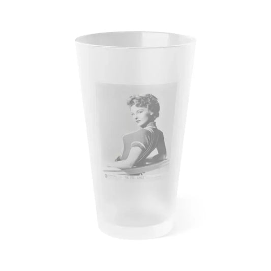 Allison Hayes #26 (Vintage Female Icon) Frosted Pint Glass 16oz 16oz Frosted - Go Mug Yourself