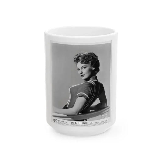 Allison Hayes #26 (Vintage Female Icon) White Coffee Mug 15oz - Go Mug Yourself