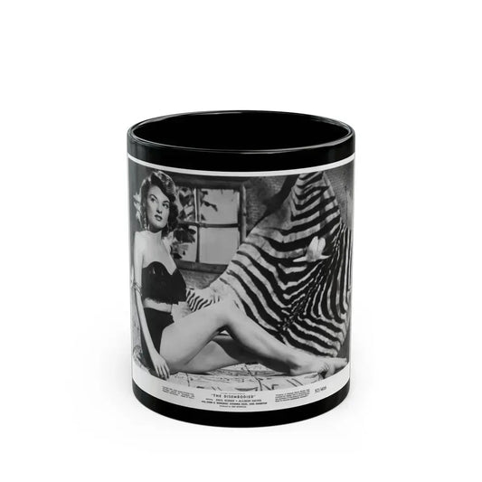 Allison Hayes #31 - Full Body B&W 8x10 HQ Photo Re-Print for ''The Disembodied' '57 Cheesecake Pin-Up Promo Pic (Vintage Female Icon) Black Coffee Mug 11oz - Go Mug Yourself