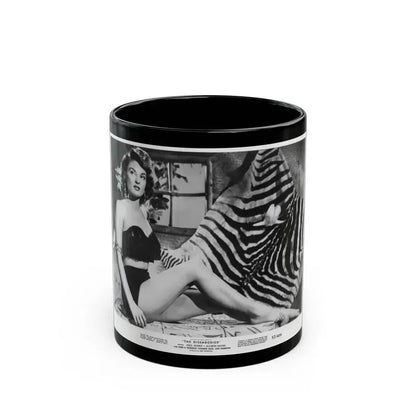 Allison Hayes #31 - Full Body B&W 8x10 HQ Photo Re-Print for ''The Disembodied' '57 Cheesecake Pin-Up Promo Pic (Vintage Female Icon) Black Coffee Mug 11oz - Go Mug Yourself