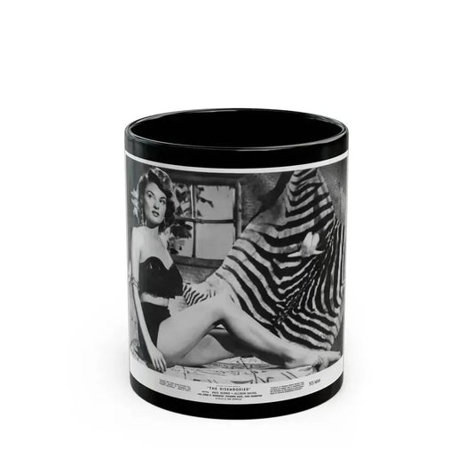 Allison Hayes #31 - Full Body B&W 8x10 HQ Photo Re-Print for ''The Disembodied' '57 Cheesecake Pin-Up Promo Pic (Vintage Female Icon) Black Coffee Mug 11oz - Go Mug Yourself