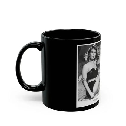 Allison Hayes #31 - Full Body B&W 8x10 HQ Photo Re-Print for ''The Disembodied' '57 Cheesecake Pin-Up Promo Pic (Vintage Female Icon) Black Coffee Mug - Go Mug Yourself