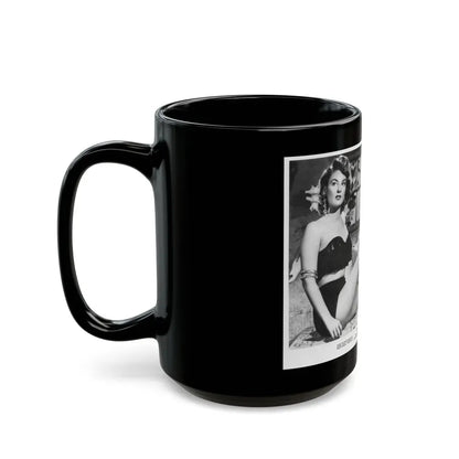 Allison Hayes #31 - Full Body B&W 8x10 HQ Photo Re-Print for ''The Disembodied' '57 Cheesecake Pin-Up Promo Pic (Vintage Female Icon) Black Coffee Mug - Go Mug Yourself