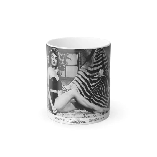 Allison Hayes #31 - Full Body B&W 8x10 HQ Photo Re-Print for ''The Disembodied' '57 Cheesecake Pin-Up Promo Pic (Vintage Female Icon) Color Changing Coffee Mug 11oz - Go Mug Yourself