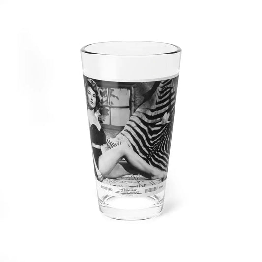 Allison Hayes #31 - Full Body B&W 8x10 HQ Photo Re-Print for ''The Disembodied' '57 Cheesecake Pin-Up Promo Pic (Vintage Female Icon) Pint Glass 16oz 16oz - Go Mug Yourself