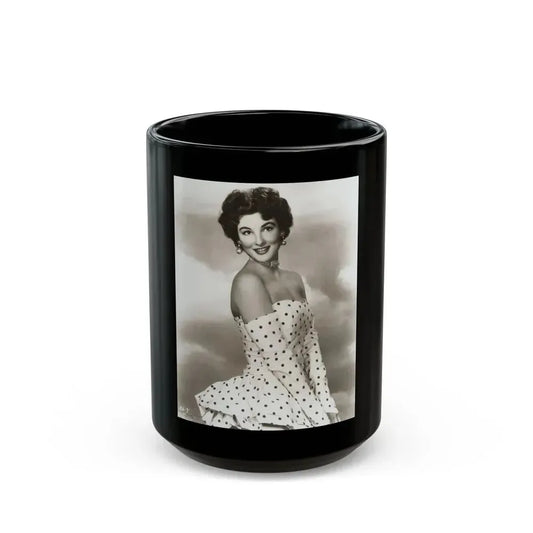 Allison Hayes #48 (Vintage Female Icon) Black Coffee Mug 15oz - Go Mug Yourself