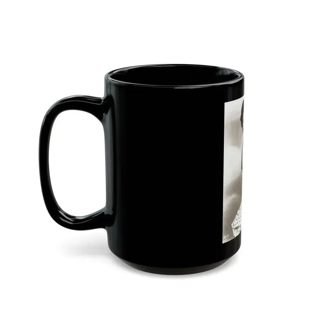 Allison Hayes #48 (Vintage Female Icon) Black Coffee Mug - Go Mug Yourself